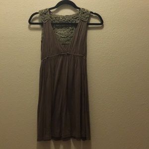 Olive green dress